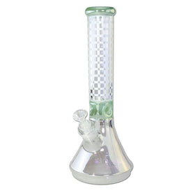 ICE BONG BLACK LEAF 7mm SABBIATO