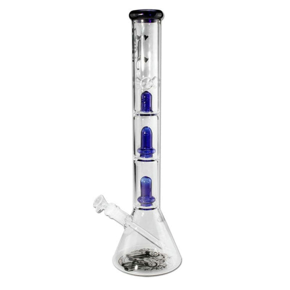 BONG TRIPLO PERCOLATORE UFO BLACK LEAF