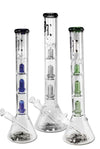 BONG TRIPLO PERCOLATORE UFO BLACK LEAF