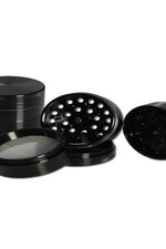 GRINDER LAMA CONCAVA ANODIZZATO NERO