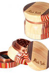 GRINDER LEGNO METALLO BLACK LEAF