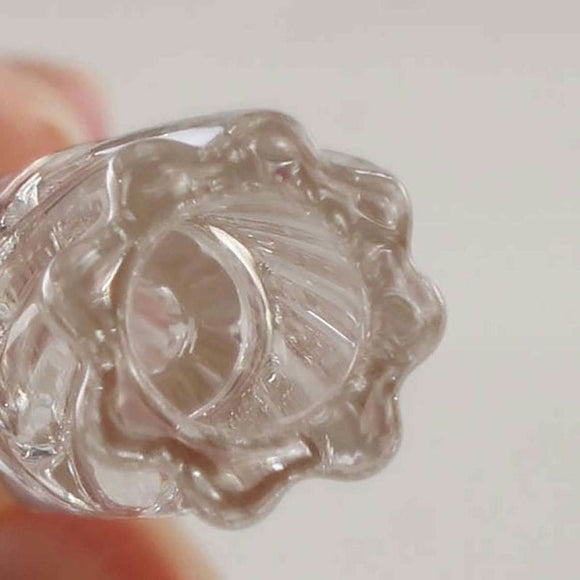 PIPA IN VETRO AD ASPIRALE BLACK LEAF