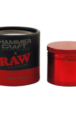 GRINDER RAW HAMMER CRAFT ROSSO 55mm