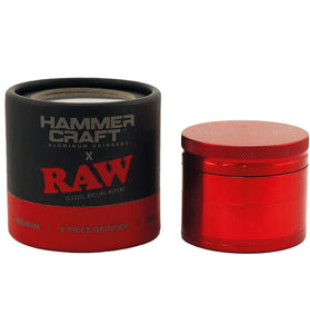 GRINDER RAW HAMMER CRAFT ROSSO 55mm