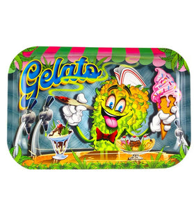 VASSOIO IN METALLO GELATO