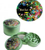 Grinder Pollinator alluminio black leaf funghetti