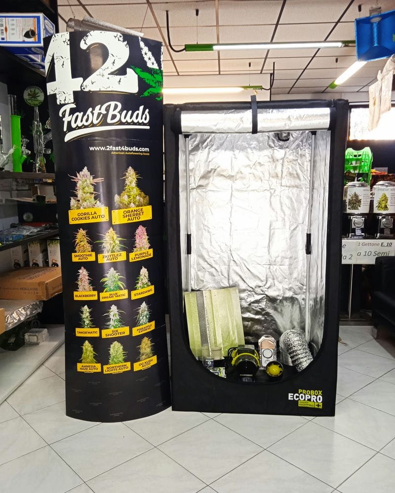GROW BOX KIT 120X120X200 COMPLETO - immagine 2