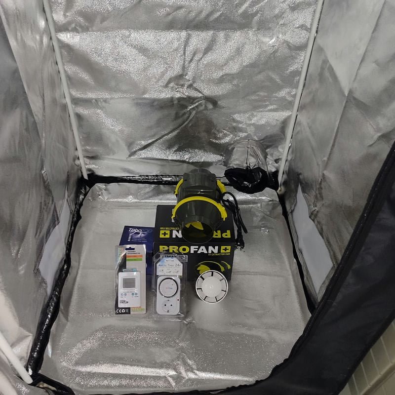 GROW BOX COMPLETO KIT HPS 250W 80X80H180 - immagine 2