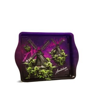VASSOIO IN METALLO WEED AMSTERDAM